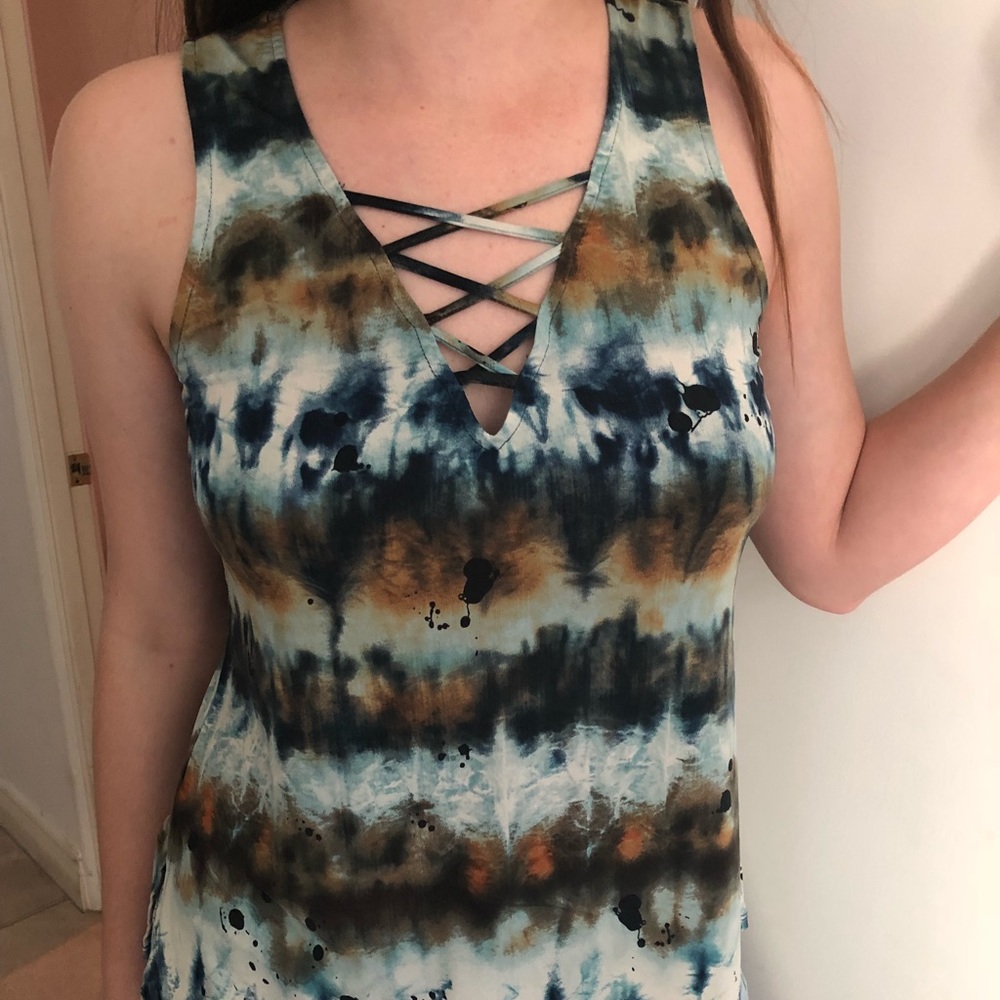 Veronica M Tie Dye Tank Top